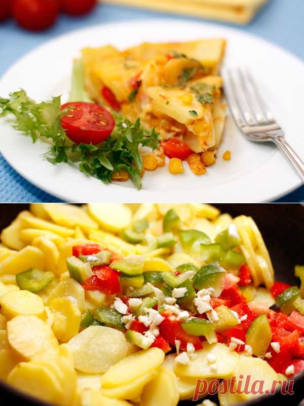 Простая и вкусная испанская тортилья