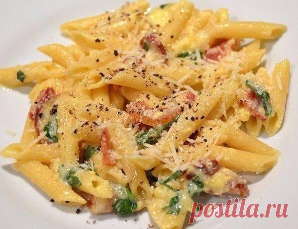 Сырная подлива для макарон