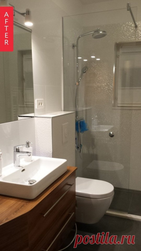 Before &amp; After: A Cramped 80s Bathroom Opens Up | Apartment Therapy