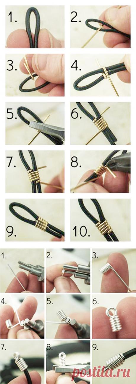How to Finish Leather Cord wit