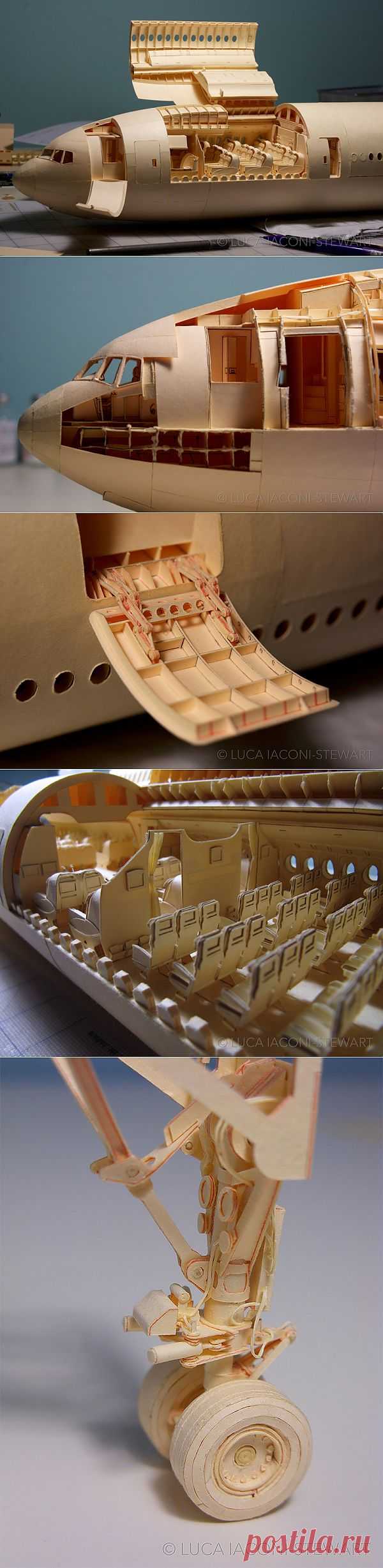 Бумажный Boeing 777 в масштабе 1:60 | В мире интересного