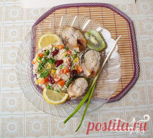 Запеченная скумбрия в мексиканском стиле