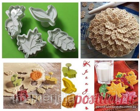 Плунжер "Листья". кондитерские инструменты и аксессуары в Алматы недорого от компании "Супермаркет для кондитера "Asdecor""