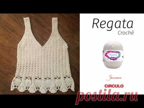 Regata em Crochê passo a passo Prof. Simone Eleotério