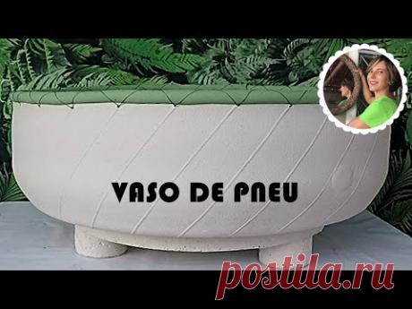 Ваза с шиной: с наконечниками, чтобы легко разрезать и вращать шину