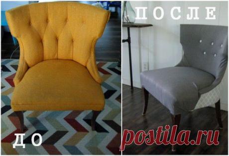 Как кресло обновить. Вторая жизнь мебели