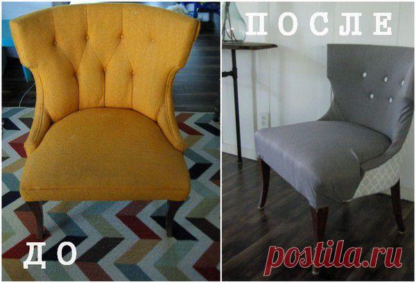 Как кресло обновить. Вторая жизнь мебели