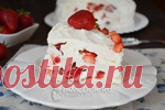 СЛИВОЧНЫЙ ТОРТ ИЗ КЛУБНИКИ И ЗЕФИРА (без выпечки)