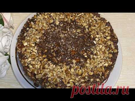 Новогодний торт без выпечки за 5 минут" Шоколадная Магия". Cake without baking.