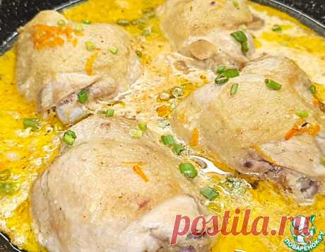 Куриные бедра в сметане – кулинарный рецепт