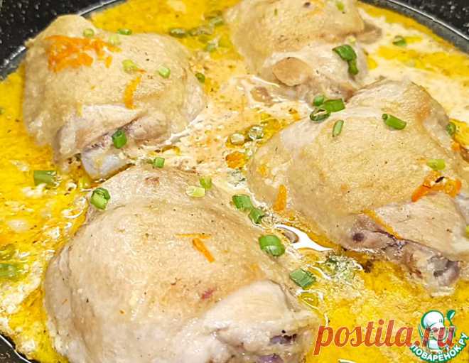 Куриные бедра в сметане – кулинарный рецепт