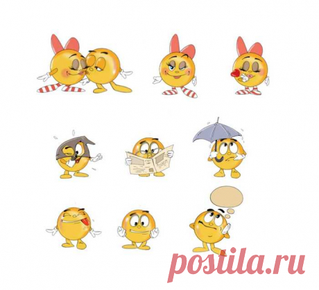 Иллюстрация Смайлики. Просмотреть иллюстрацию Смайлики из сообщества русскоязычных художников автора Максим Василёк в стилях: Анимационный, нарисованная техниками: Растровая (цифровая) графика.