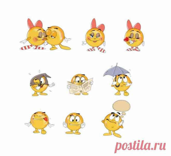 Иллюстрация Смайлики. Просмотреть иллюстрацию Смайлики из сообщества русскоязычных художников автора Максим Василёк в стилях: Анимационный, нарисованная техниками: Растровая (цифровая) графика.