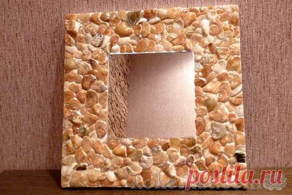 Зеркало из ракушек.
