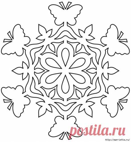 ШАБЛОНЫ СНЕЖИНОК ИЗ БУМАГИ