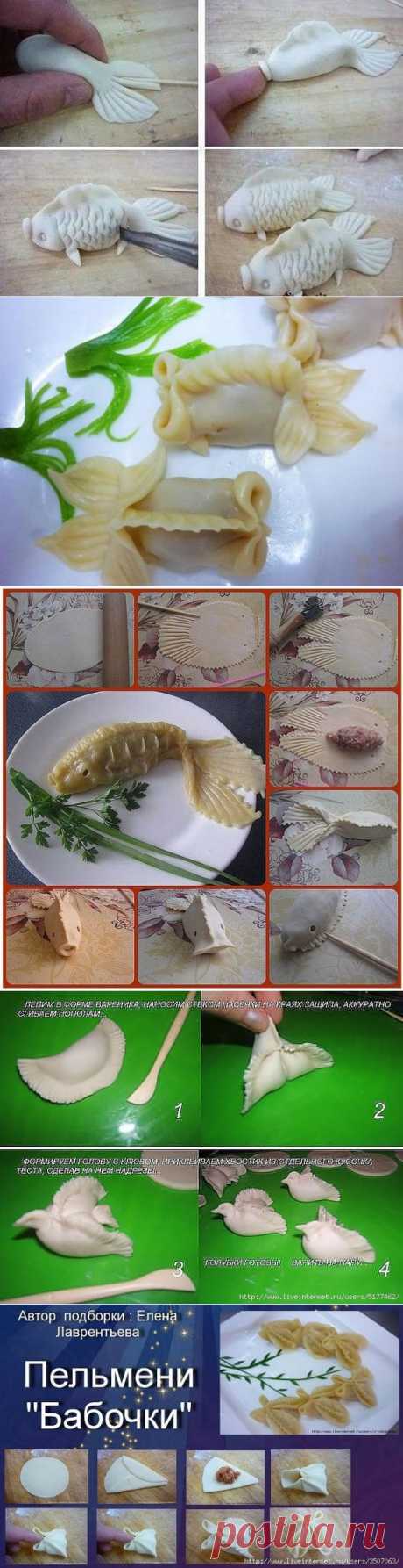 Как красиво слепить вареники, пельмени