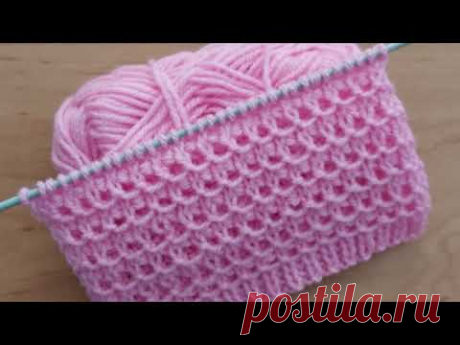 Классный узор спицами для детской кофточки, свитера, жилета.
