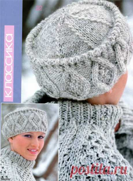 вязаные шапки, береты, кепки | Записи в рубрике вязаные шапки, береты, кепки | Модное вязание на MSLANAVI_COM