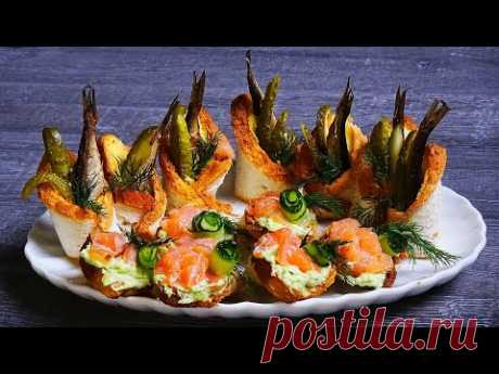 Просто Отпад! Съедят за 5 минут! Вкусные ЗАКУСКИ из простых продуктов! - YouTube