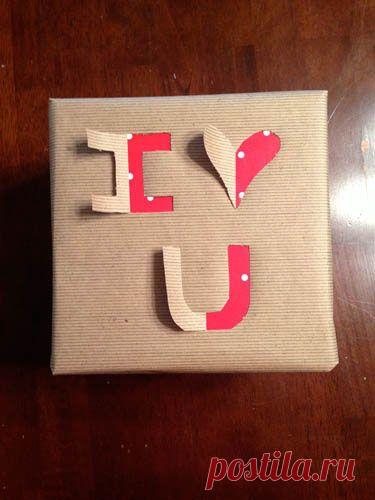 Оригинальная упаковка подарка — DIYIdeas