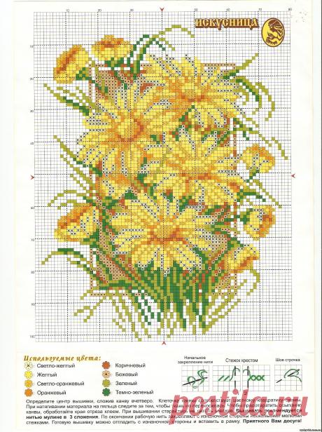 вышивание крестиком цветы - Поиск в Google