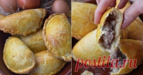 Караимские пирожки с мясом! Тесто хрустит, а начинка просто объедение! | Golbis