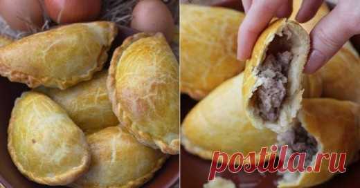 Караимские пирожки с мясом! Тесто хрустит, а начинка просто объедение! | Golbis