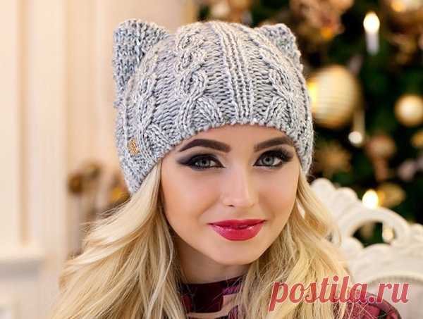 Как связать шапку спицами. Женская, мужская, детская шапка. Схемы вязания