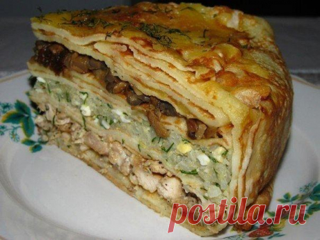 Блинный курник