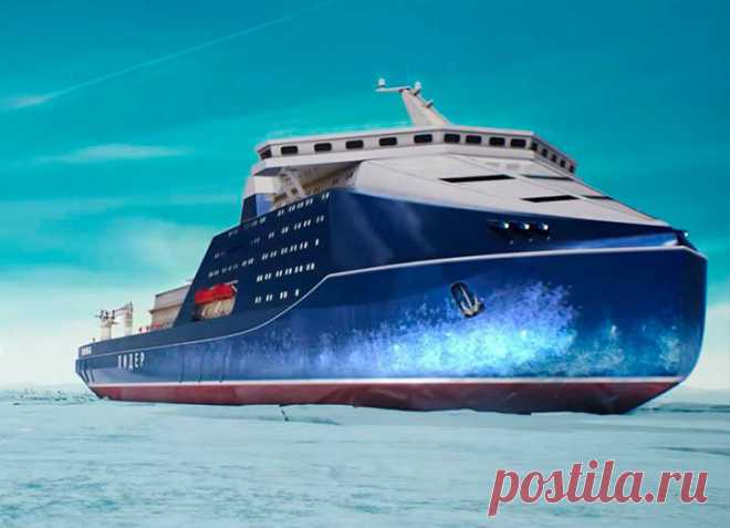 Началось строительство самого мощного в мире атомного ледокола Россия | ZAVODFOTO.RU | Яндекс Дзен