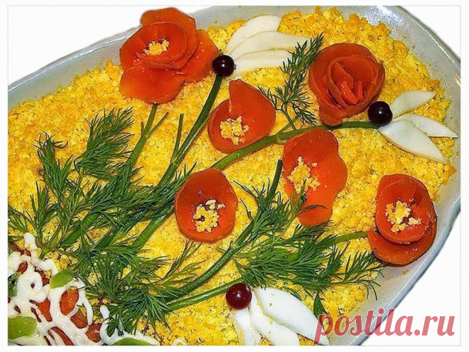 Салат из куриной печени с маринованными огурцами. - 19 Февраля 2015 - Рецептики