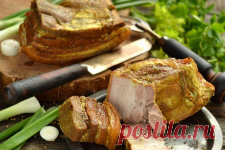 Быстрая и вкусная домашняя ветчина из свинины