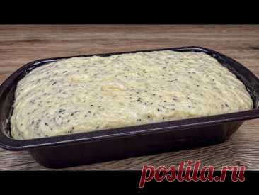 Только вода и мука! Я больше не покупаю хлеб. Хлеб без замеса, просто и дешево