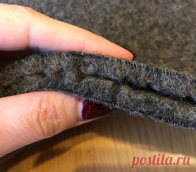 [Шитье] Как смётывать детали из объёмных тканей. Мастер-класс