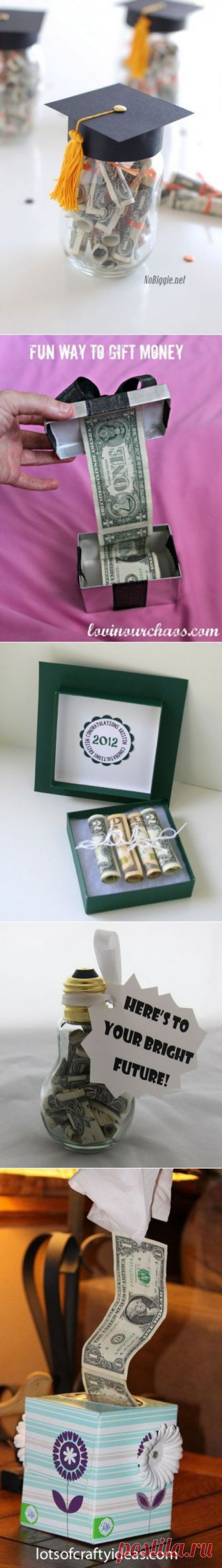 Креативные способы подарить деньги