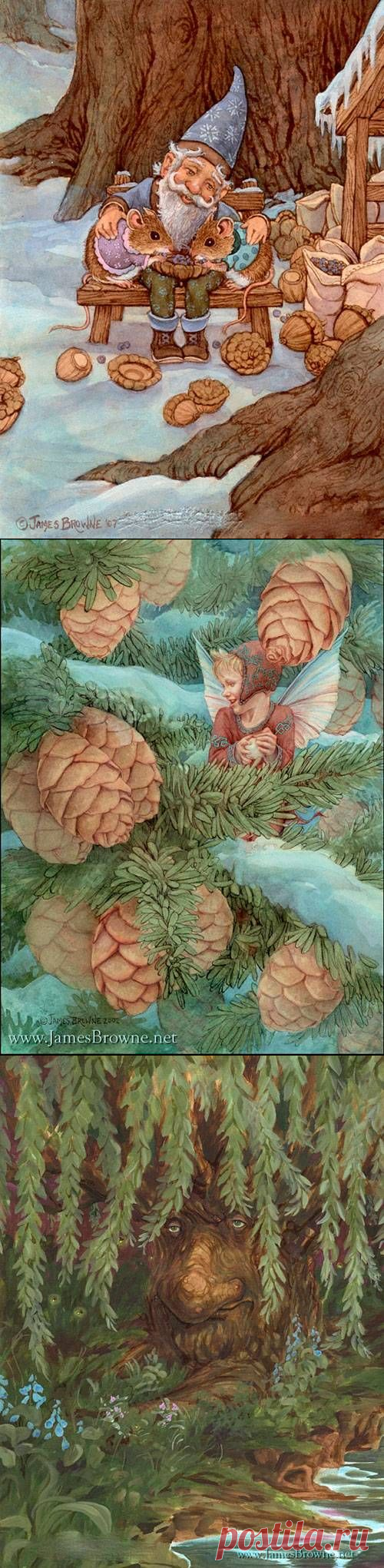 Сказочные иллюстрации Джеймс Браун (James Browne)