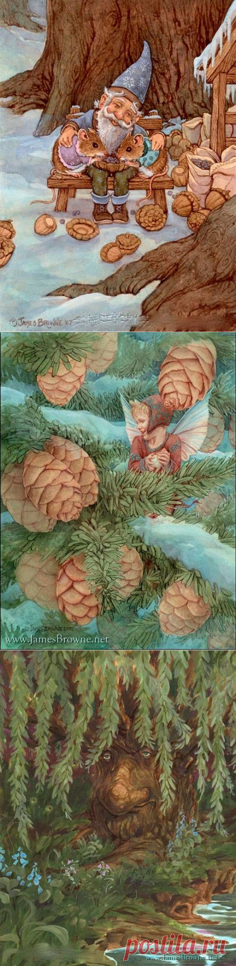 Сказочные иллюстрации Джеймс Браун (James Browne)