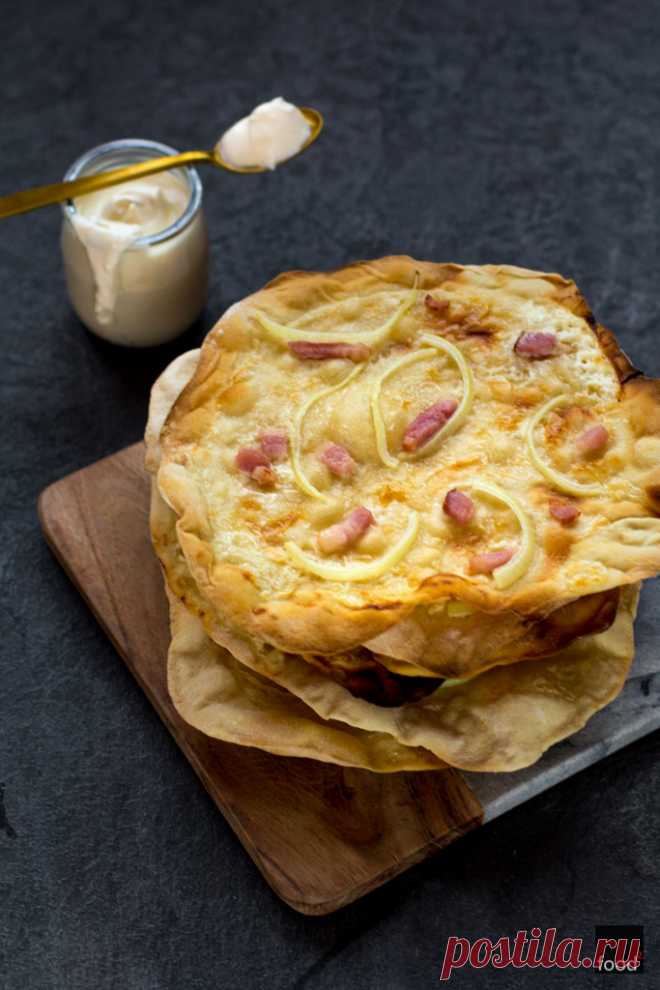 food²: Tarte фламбе / Flammkuchen - елзаски торти