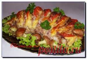 Мясо гармошка в духовке рецепт из свинины с фото