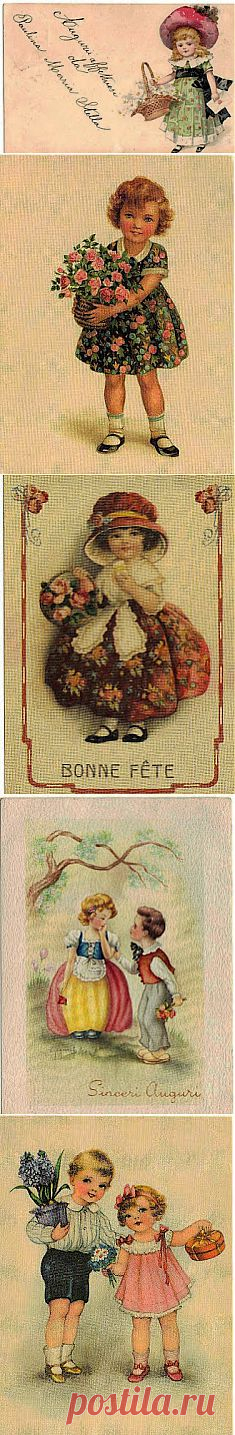 Miss Jane: Easter & Spring Vintage Postcards
