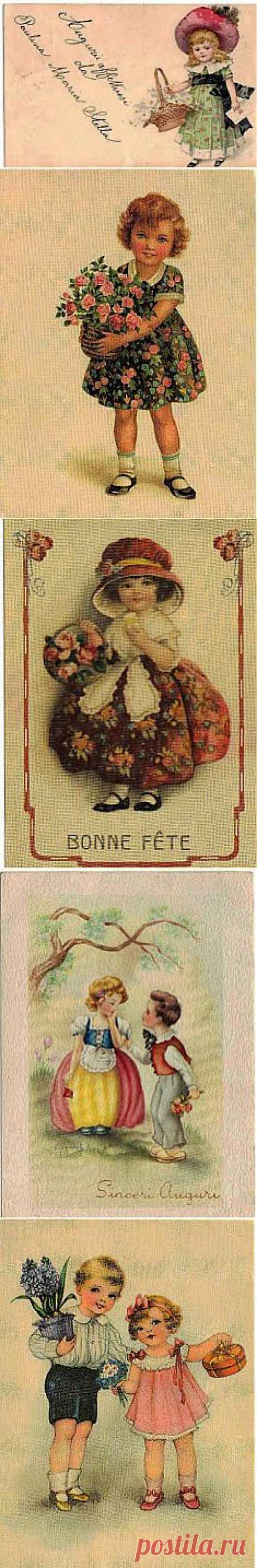 Miss Jane: Easter &amp; Spring Vintage Postcards