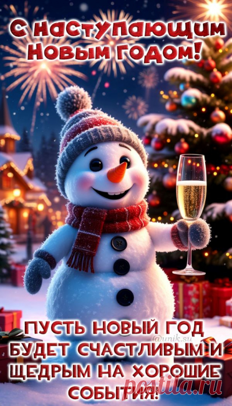 поздравительные открытки с наступающим новым годом