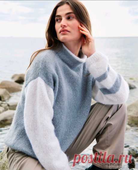 Пуловер. Спицы.