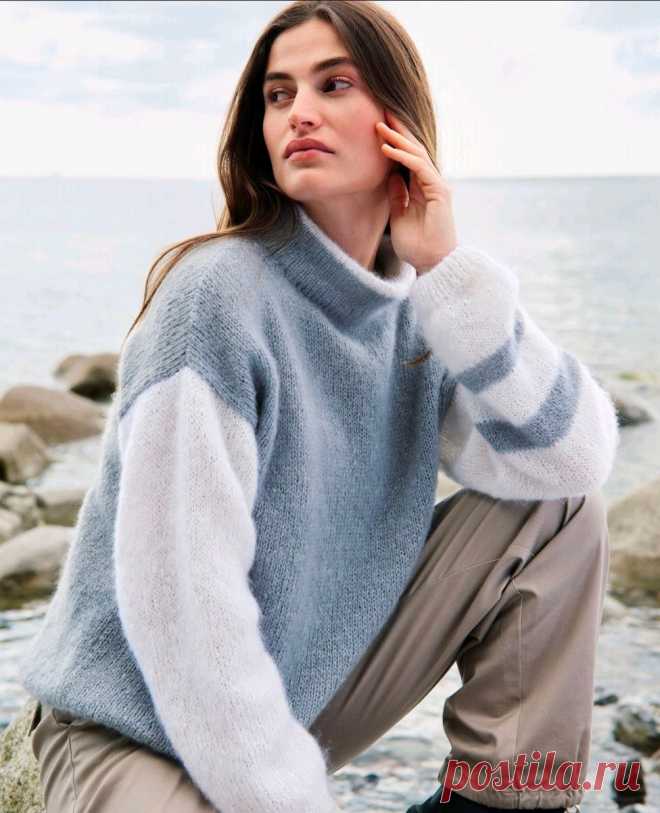 Пуловер. Спицы.