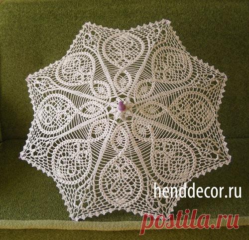 Вязаный зонтик - Калейдоскоп декора