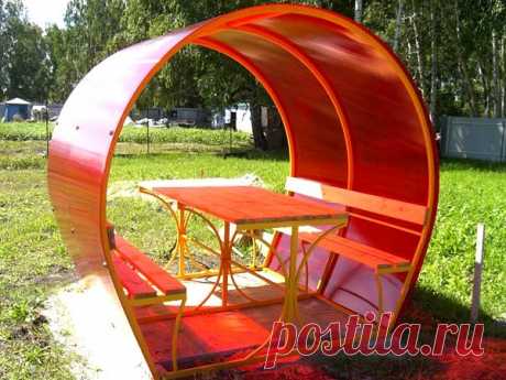 Беседки из поликарбоната