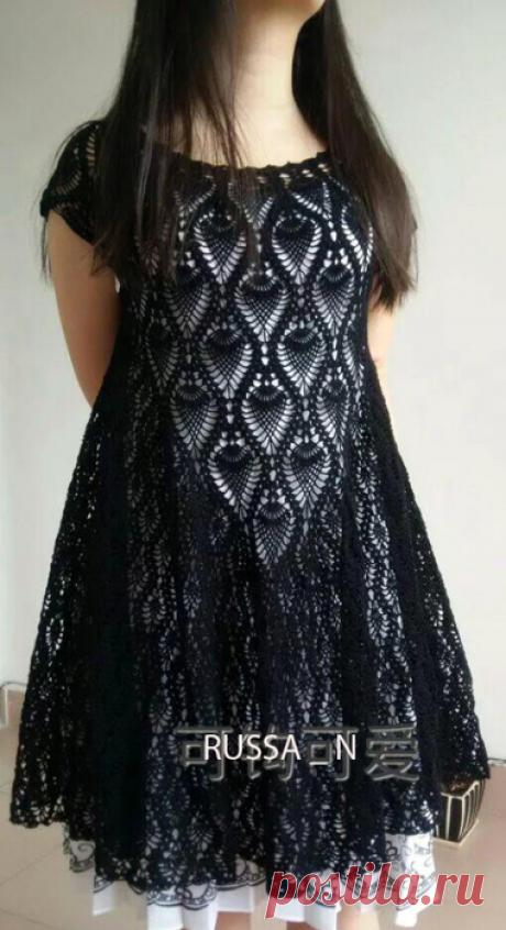 ПЛАТЬЕ ИЛИ ТУНИКА С &quot;АНАНАСАМИ&quot;