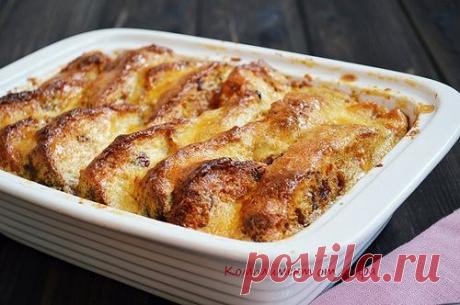 Хлебный пудинг или остатки сладки