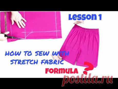 (38) ШОРТЫ EASY SHORTS Раскрой и шитье из гребенчатой ​​ткани @Zeliş's Sewing Room - YouTube