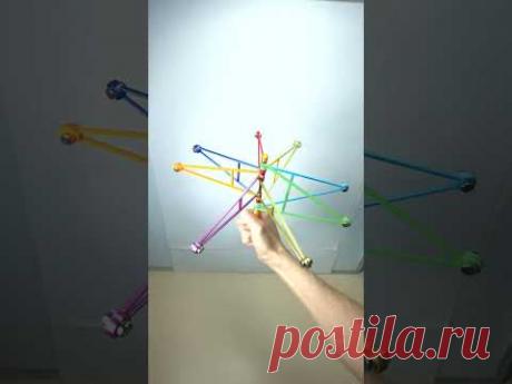 🌑 Магнитная крутилка мозгодробилка Физическая игрушка Slow Motion #3dprinting #Shorts Игорь Белецкий